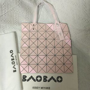 Bao Bao Issey Miyake "Lucent" Frost Pink Tote Bag